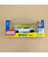 Wakakac Ford Shelby GT350 White w Blue 1:32 Diecast Pull Back Toy w Soun... - £28.10 GBP