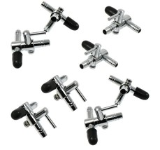 Waycreat 8 Pieces One-Way Aquarium Air Flow Control Lever Valve Distributor - $13.91