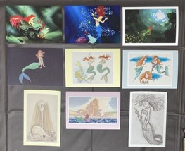 9 The Little Mermaid Postcards Disney Princess Postcard Collection - £14.72 GBP