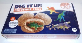 Nib Mindware Dig It Up! 12 Dinosaur Eggs ~12 Eggs, 12 Chisels, Excavation Guide~ - £23.30 GBP