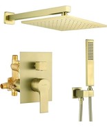 SHAMANDA Brass Rainfall Shower System, Luxuly Bathroom Shower Faucet Com... - $1,736.84 MXN