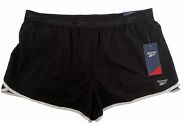 Reebok Primary Running Shorts Womens XL Black Built in Panty - £11.14 GBP