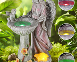 Mother&#39;s Day Gifts for Mom from Daughter Son, Solar Angel with Mushroom ... - £33.55 GBP