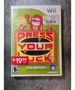 Press Your Luck 2010 Edition Nintendo Wii Complete in Box CIB Tested &amp; W... - £31.10 GBP