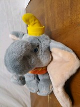Dumbo Disney Store Plush 8&quot; Stuffed Animal Toy Bean Bag Elephant - $183.23 MXN