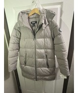 Dkny Womens Zip Puffer Coat XXSmall Beige. See Notes. Retail $275 - £33.74 GBP