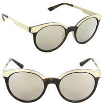 Versace VE4330-108/5A 53mm Sunglasses Havana/Light Brown Mirror Dark Gol... - $2,424.76 MXN