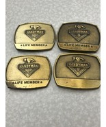 Vintage Lot Of 4 Life Member HANDYMAN CLUB OF AMERICA 90s Belt Buckle KG... - $34.65