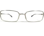 Oliver Peoples Bacque BC Eyeglasses Frames Silver Rectangular Full Rim 5... - $168.08