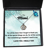 To my Mimi,  Crown Pendant Necklace. Model 64024  - $59.95