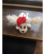 2005 Pound Puppies Holiday Christmas Santa Hat 6” Plush Ornament  - $21.47 CAD