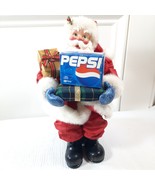 Pepsi Cola SANTA CLAUS CLOTHTIQUE gift music box Barrel Possible Dreams ... - $90.00