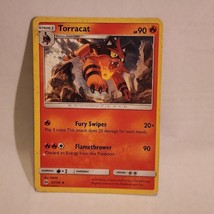 Pokemon Torracat Sun &amp; Moon 25/149 Uncommon Card TCG Stage 1 Fire #2 - £0.86 GBP
