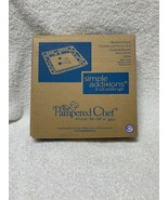 Pampered Chef 2024 Multicolor Tiles 7-1/4&quot;&quot; sq SALAD PLATE NEW Simple Ed... - $19.79