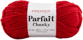 Premier Yarns Parfait Chunky Yarn-Cardinal - £10.41 GBP