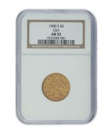 1900-S Or US or Demi Aigle Classé Par NGC Comme AU-53 ! Unique Sortie Pa... - $49,365.00 MXN