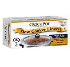 2 Packs 4 pcs Crockpot Slow Cooker Liners - £23.25 GBP