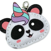 DIY Sew Cute Panda Bear Unicorn Kids Beginner Starter Felt Backpack Clip Kit - £11.90 GBP