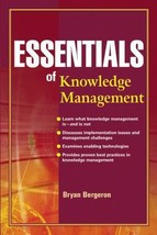 Essentials of Knowledge Management by Bryan Bergeron - Very Good - £12.87 GBP
