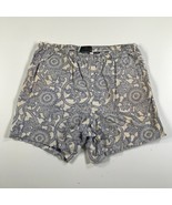 Vintage Abercrombie &amp; Fitch Board Shorts Mens Medium Blue White Geometric - £37.31 GBP
