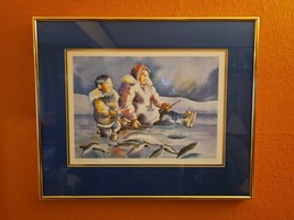 Yukon Harvest Signed Numbered Offset Lithograph by Kathleen Lynch 64/950 Framed - £85.27 GBP