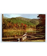 Vintage Lake Marion Greenbrier Cove Mountain Range Smoky Mountains Postcard - €6,02 EUR
