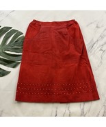 Atlantic Beach Leather Works Womens Vintage Suede Pencil Skirt Size 8 Re... - $31.12 CAD