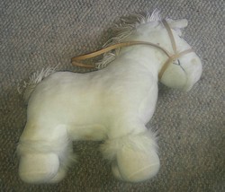 Vintage Cabbage Patch Kids 1984 Push Stuffed Pony Horse White - $19.99