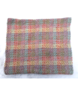 Helena Ruuth Tapestries Ireland Wool Tube Funnel Scarf Rainbow Plaid Vin... - $33.25