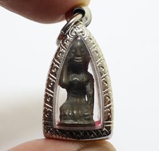 Nangkwak Lp Tub Bless 1930s Lady Call Money Lucky Yant Thai Real Amulet Pendant - £395.67 GBP