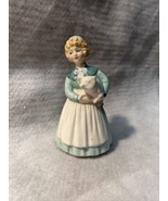 Royal Doulton Figurine Stayed at Home HN2207 Bone China 5&quot; Rd Lady holdi... - £54.72 GBP