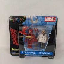 2003 Marvel Mini Mates Daredevil Set Of 2 Figures Kingpin New &amp; Sealed - £9.37 GBP