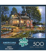 Buffalo Games Americana Collection Eugene&#39;s Gas &amp; Grocery 500 Pc Jigsaw ... - $357.94 MXN