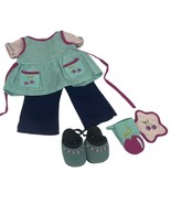 American Girl Today Doll Weekend Baking Outfit Apron Clogs Accessories - £31.84 GBP