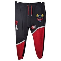 Bad Habits Psychedelic Bunny Graphic Black Focus Jeans Sweatpants 3XL XXXL - £45.09 GBP