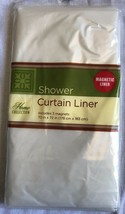 See-Through Standard 70&quot; X 72&quot; Waterproof Plastic Shower Curtain Magnetic Liner - £6.17 GBP