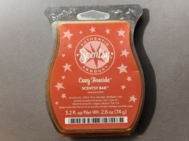 Authentic Scentsy Wax Bars Cozy Fireside Rare OOP Retired Scent 2.6oz Ne... - £17.86 GBP