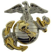 US Marine Corps Emblem C2 Left Hat or Lapel Pin - £7.70 GBP