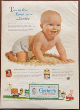 1953 Gerber&#39;s Vintage Print Ad Babies Are Our Business Baby Food Advertisement - £11.55 GBP