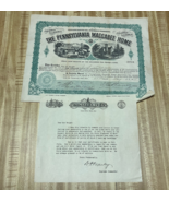 The Pennsylvania Maccabee home fund membership certificate and letter - $1,651.56 MXN