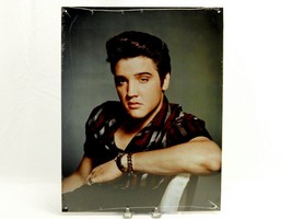 Elvis Presley 12.5 x 16 Metal Poster, She-Shed/Home Decor, Sealed, #S-7 - £19.60 GBP