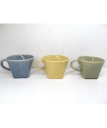 William Sonoma Hudson Square Bottom Cups Set Of 3 Cups Color Variety - £7.71 GBP