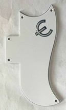 Guitar Parts Guitar Pickguard for Gibson SG &#39;61 Reissue &amp; E Logo 5 Ply White - £13.29 GBP