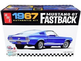 Skill 2 Model Kit 1967 Ford Mustang GT Fastback 1/25 Scale Model by AMT - £41.20 GBP