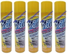 5 X Scrub Free Oven Cleaner Heavy Duty &amp; Fume Free Cuts Through Baked On 9.7 oz - £23.73 GBP