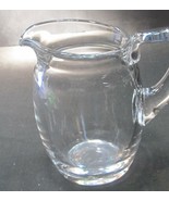 Crystal pitcher Ground and polished base - $38.61