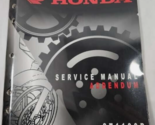2003 Honda ST1100P Servizio Negozio Riparazione Manuale Addendum 61MY311... - £7.98 GBP