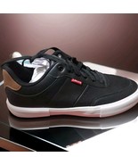 New Levi&#39;s Munro Low top Sneakers Black/Brown Size 10 - $620.60 MXN