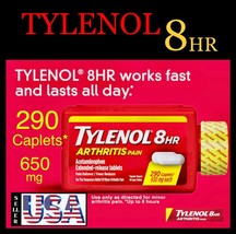 290 Tablet , Tylenol 8 Hour, Acetaminophen ( 650 mg ) Arthritis &amp; Joint ... - $653.89 MXN
