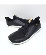 Vivobarefoot Mens Primus Knit L Obsidian Leather Sneakers EU 43 US 9 - $98.03 CAD